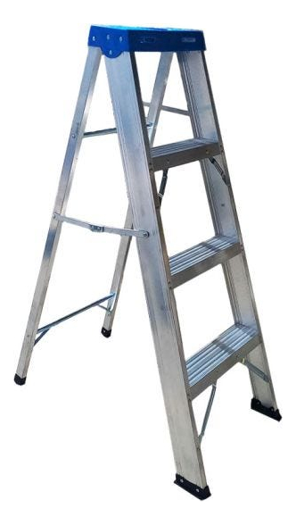 Escalera De Aluminuo De Doble Lado 4 Gradas 1.26mt Kendo