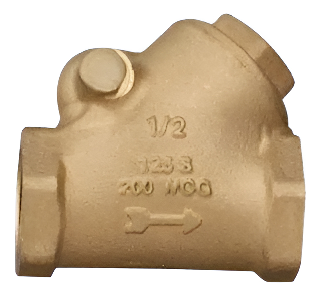 Valvula Check De 1/2 Bronce