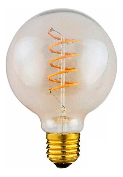 Foco Led Filamento Zafiro G125 4w 2500k 250l Amber Dim