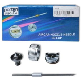 Kit Boquilla/aguja/trompo 1.4mm Para Pistola Ppi-4001 Porten