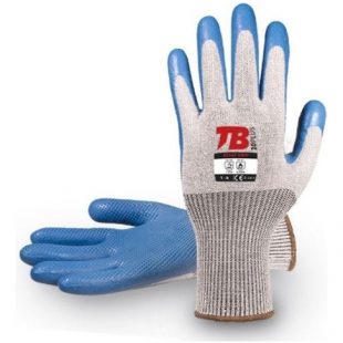 Guante Mecanico Algodon Latex Alta Resistencia #7 S