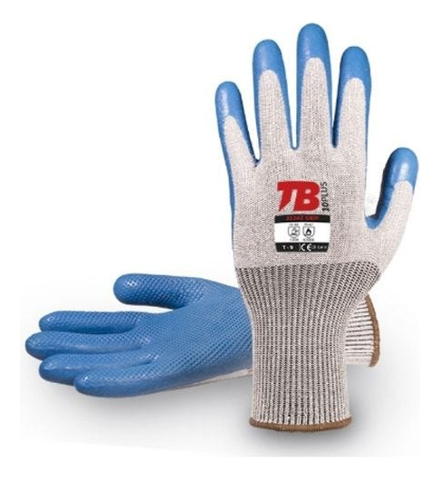 Guante Mecanico Algodon Latex Alta Resistencia #7 S