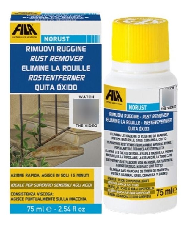 Quita Oxido Norust P' Porcelan/ Ceramica 75ml Fila