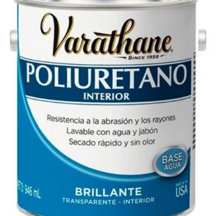 Barniz Trnsp Brill Poliur Int Al Agua 3.785lt Varathane