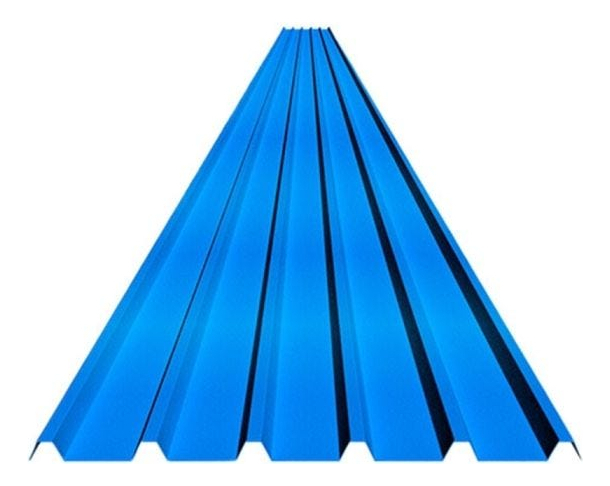 Techo Termoacustico Upvc Azul Tk5 2.5mm 1.07x11.8mt Klar