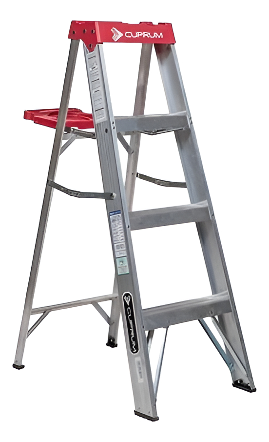 Escalera T3 Pie Gallo 1.22mt Alumn Cuprum