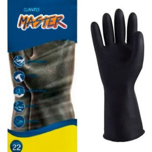 Guante Uso Multiple Negro # 71/2 C22 Master