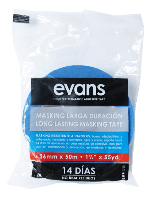 Masking Uv Azul Pintor 14dias 36mm 55yd Evans