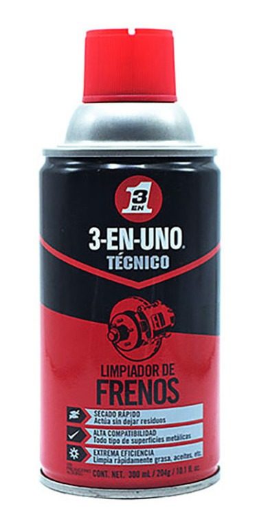 Limpiador De Frenos 300ml 3en1 Tecnico