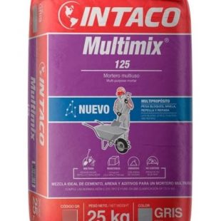 Multimix Mortero Multiuso 25kg Intaco