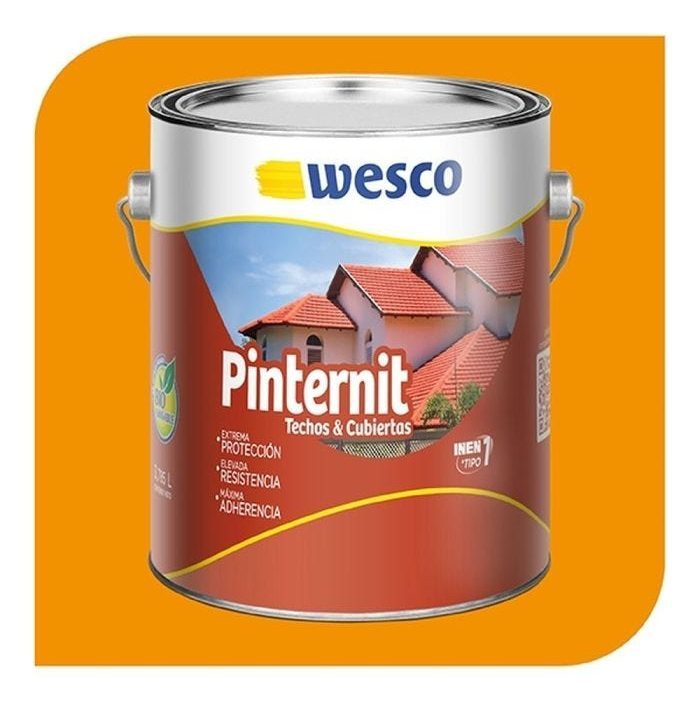 Pintura Pinternit Naranja Para Exterior Galon