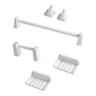 Juego Accesorios Decco Blanco