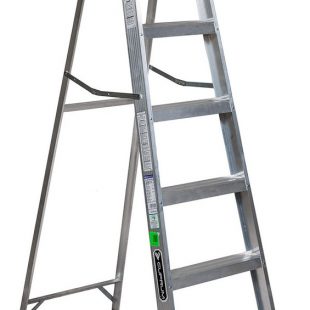 Escalera T3 Pie Gallo 2.13mt Alumn Cuprum