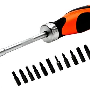 Juego De 13 Destornilladores Con Ratchet 12 Puntas Kendo