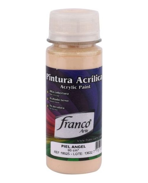 Pintura Acrilica Piel Angel De 60ml Franco