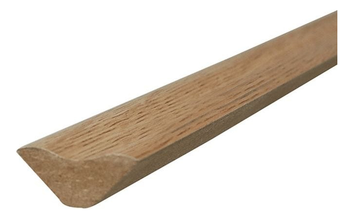 Perfil Concavo De 1/4 Natural Oak De 2.5 Centimetros X 2.4