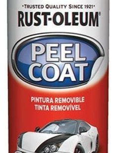 Pintura En Spray Removible Peel Coat Negro Rust Oleum