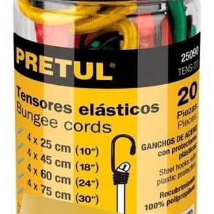 Jgo 20 Amarras Elasticas Varias Medidas Pretul