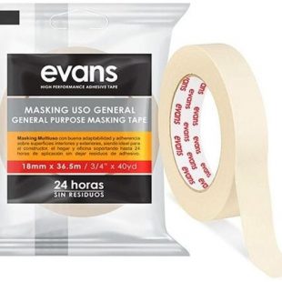 Masking Multiuso De 18 Milimetros X 40 Yardas Evans