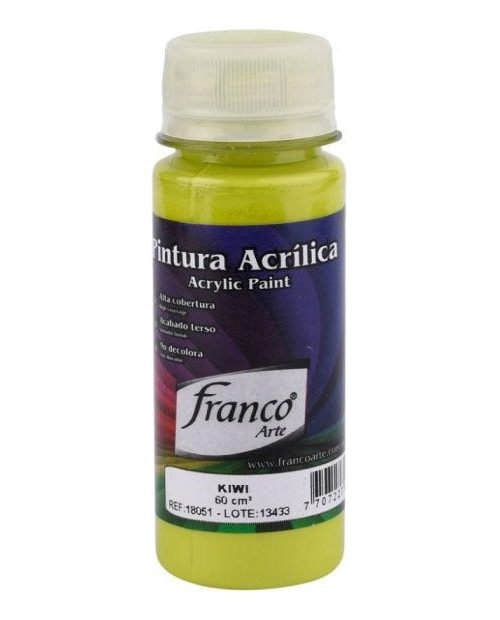 Pintura Acrilica Kiwi De 60ml Franco
