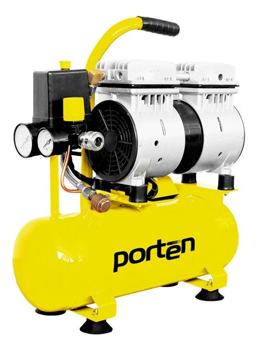 Compresor Silencioso Sin Aceite 1 Hp 6 Lt Aerografia Odonto