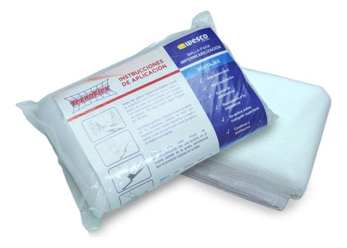 Malla 3.5 X 1.5 Mt Impermeabilizante 5.25 M2 Tecnoflex Wesco