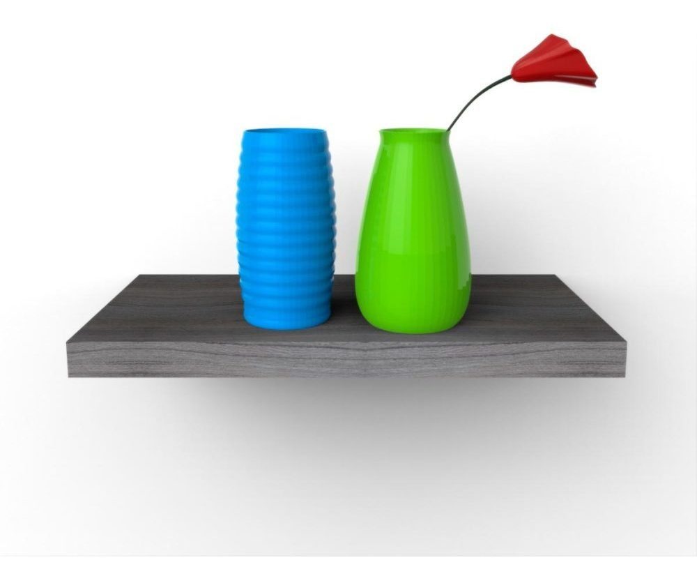 Repisa Flotante Humo 60x25x3.6