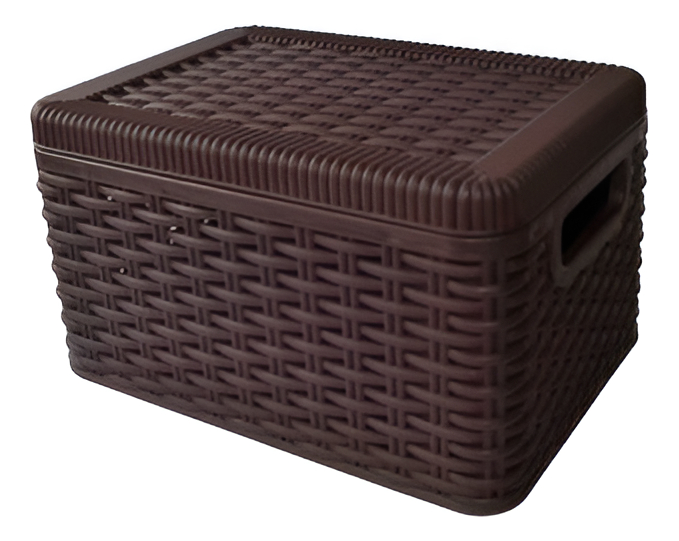 Canastilla Ratan Con Tapa 2