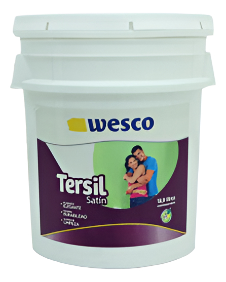 Pintura Para Interior Tersil Satinado Blanco 18.9lt Wesco