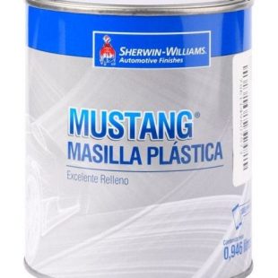 Masilla Plastica Con Catalizador De 1 Litro Mustang