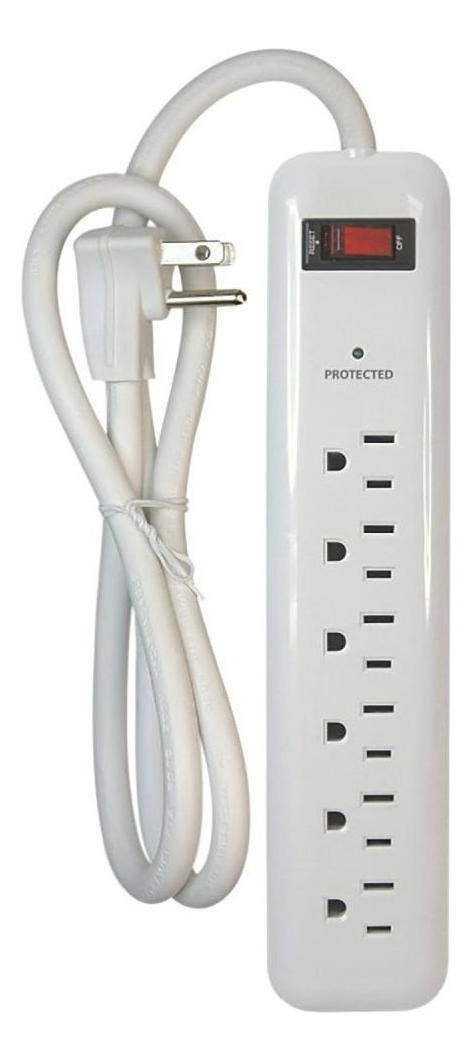 Cortapico Lineal 6tomas 1000jou 2.4m 3x1