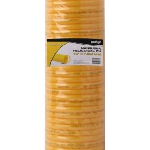 Manguera Helicoidal Poliuretano De 1/4 Pulgada De 7.5 Metros