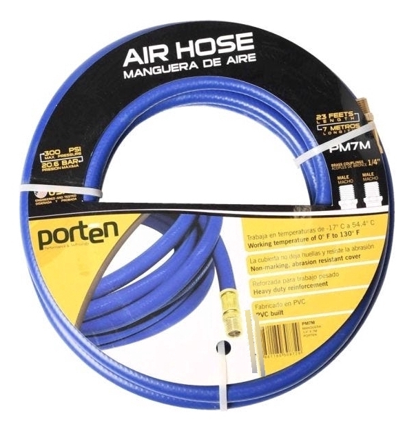 Manguera 1/4 Pulgada 7 Metros Macho A Macho Porten