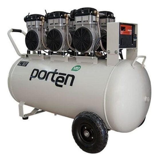 Compresor Silencioso Sin Aceite De 6 Hp 21 Cfm Porten