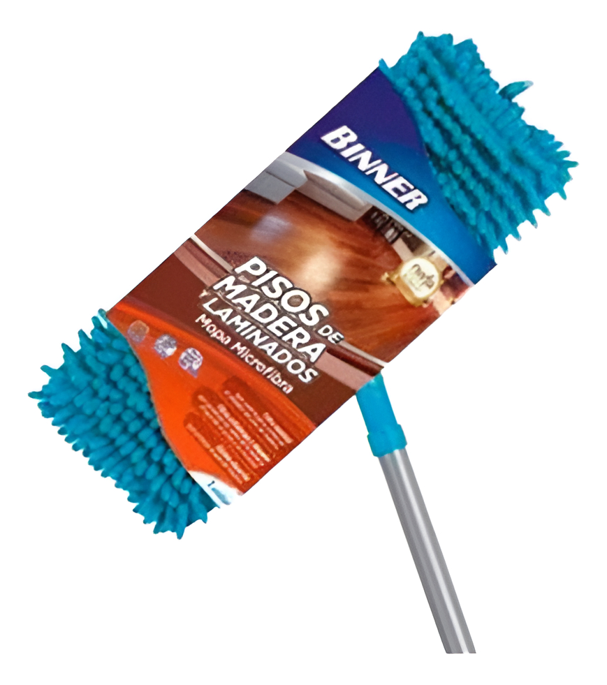 Mopa Microfibra Pisos De Madera Premium Binner