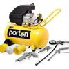 Compresor De Aire De 2.5 Hp 50 Litros Con Kit De 5