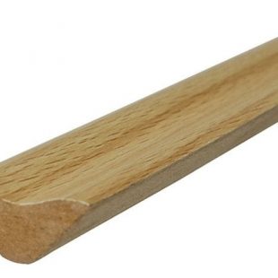 Perfil Concavo De 1/4 Yellow Beech De 2 Centimetros X 2.4