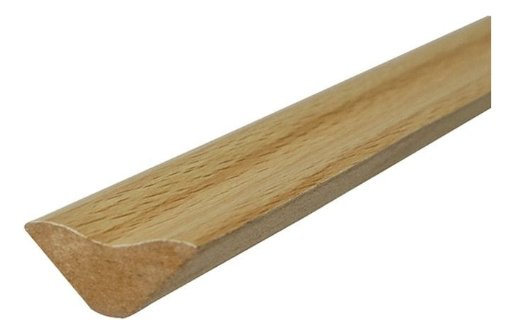 Perfil Concavo De 1/4 Yellow Beech De 2 Centimetros X 2.4