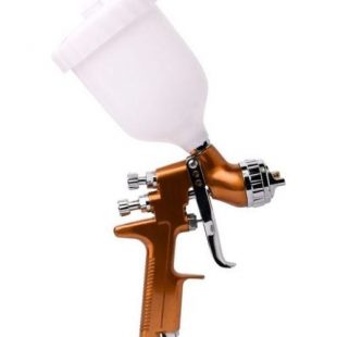 Pistola Gravedad Hvlp 1.2 Milimetros 600cc Dorada Porten