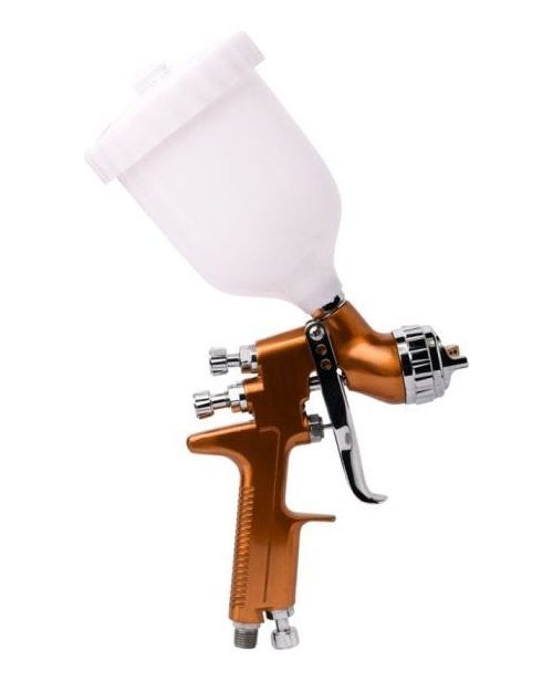 Pistola Gravedad Hvlp 1.2 Milimetros 600cc Dorada Porten