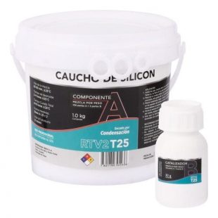 Caucho De Silicon T25 Con Catalizador De 1kg