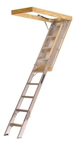 Escalera para atico 375 libras 300 cm Aluminio Louisville