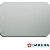 Panel De Aluminio Compuesto Sakura White Silver De 1.55 X