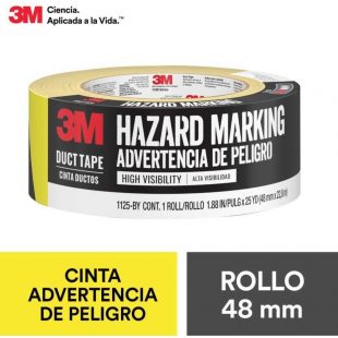 Cinta Ducto Advertencia Peligro 48x18.28m