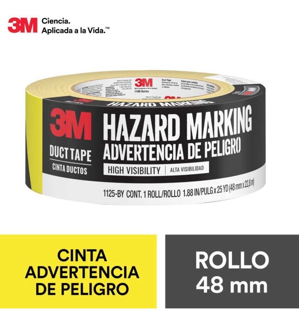 Cinta Ducto Advertencia Peligro 48x18.28m