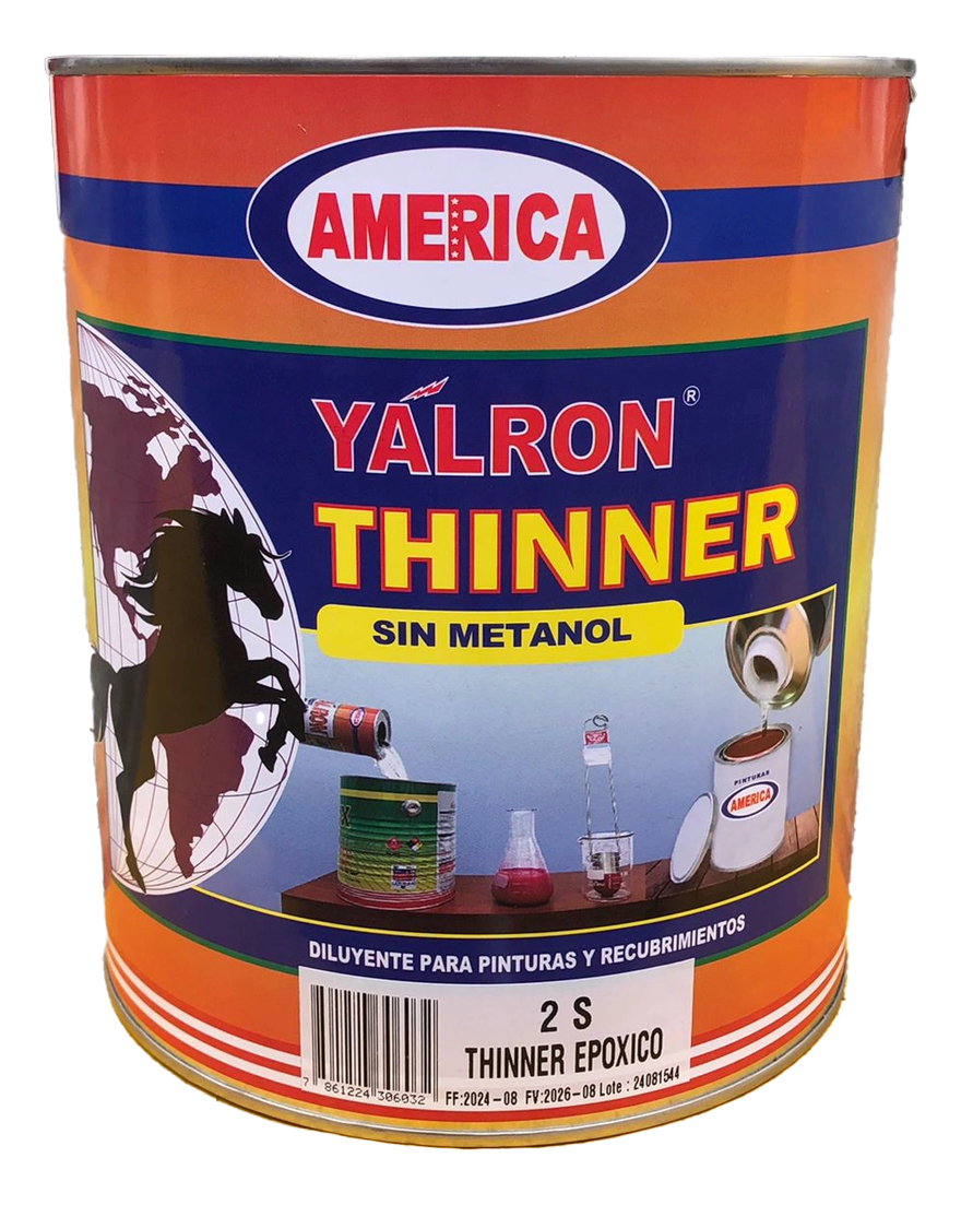 Thinner Diluyente Epoxico Premium Reductor 2s America Galon
