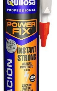 Super Adhesivo De Montaje Ms Power Fix Blanco 290 Ml Quilosa