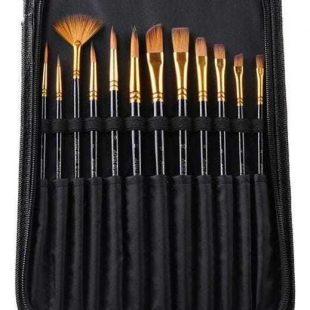 Juego De 17 Pinceles Profesionales Premium Giorgione