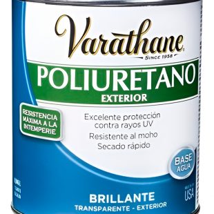 Barniz Trnsp Brill Poliur Ext Al Agua 0.946lt Varathane
