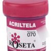 Acriltela Mate Magenta De 30 Centimetros Cubicos Roseta